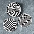 Bộ Lót Ly Ảo Ảnh Thị Giác (Optical Illusion Coasters) - Thumbnail 5