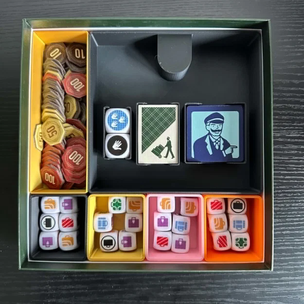 Bộ khay chứa (insert) cho board game Railway Porters - Image 2