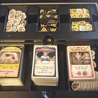 Bộ khay 3D tổ chức thẻ bài và token cho board game Blood Colony