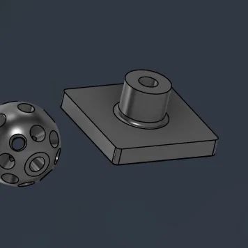 Bộ khớp nối Bolas para estructuras giúp dựng mô hình que gỗ