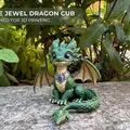 Mô hình rồng Crimson Jewel Dragon - Thumbnail 1