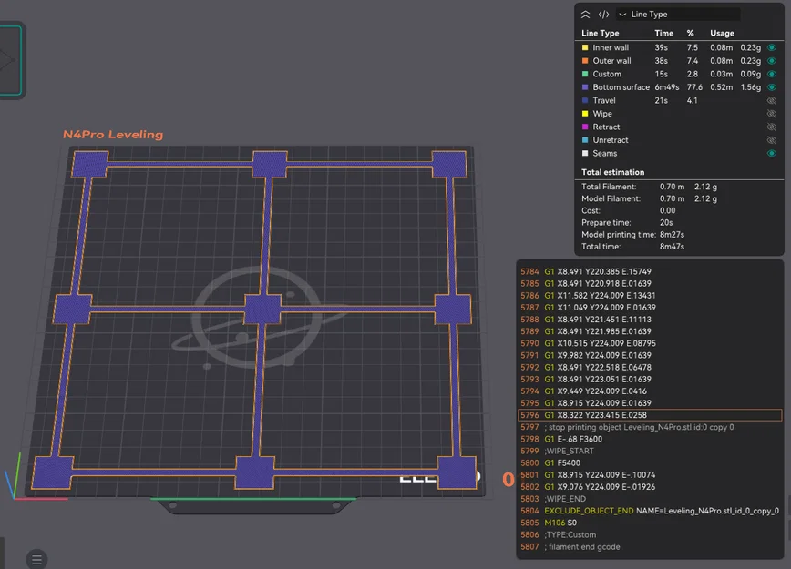 File test cân bàn in 3D cho Elegoo Neptune 4 Pro và các dòng máy tương đương - Image 2