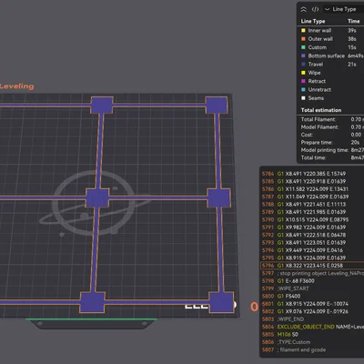 File test cân bàn in 3D cho Elegoo Neptune 4 Pro và các dòng máy tương đương