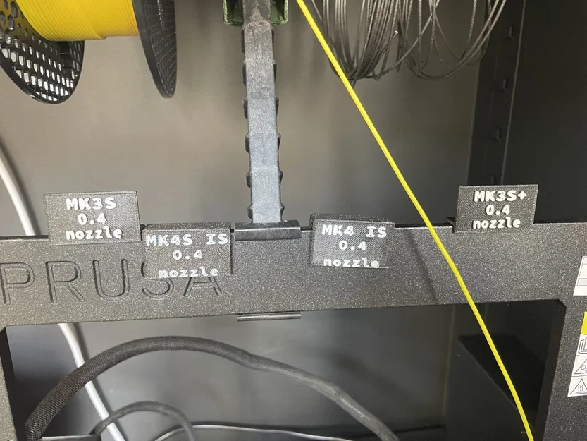 Bộ nhãn phân loại thông tin máy in 3D Prusa MK3/MK4 - Image 1