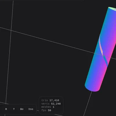 Khớp nối trục xoắn đàn hồi Parametric cho máy in 3D và CNC