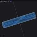 Khớp nối trục xoắn đàn hồi Parametric cho máy in 3D và CNC - Thumbnail 6