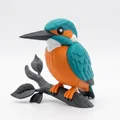 Mô hình chim bói cá (Kingfisher) đáng yêu - Thumbnail 1