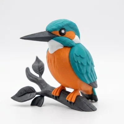 Mô hình chim bói cá (Kingfisher) đáng yêu