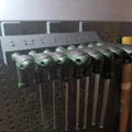 Giá đỡ lục giác chữ T gắn ngang cho bảng Pegboard Sy's - Thumbnail 1