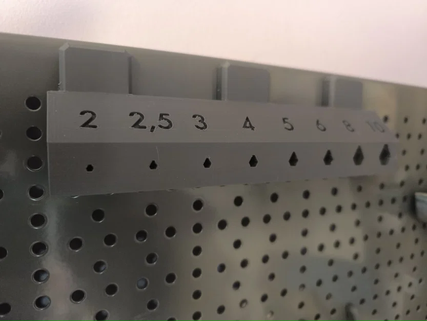 Giá đỡ lục giác chữ T gắn ngang cho bảng Pegboard Sy's - Image 4