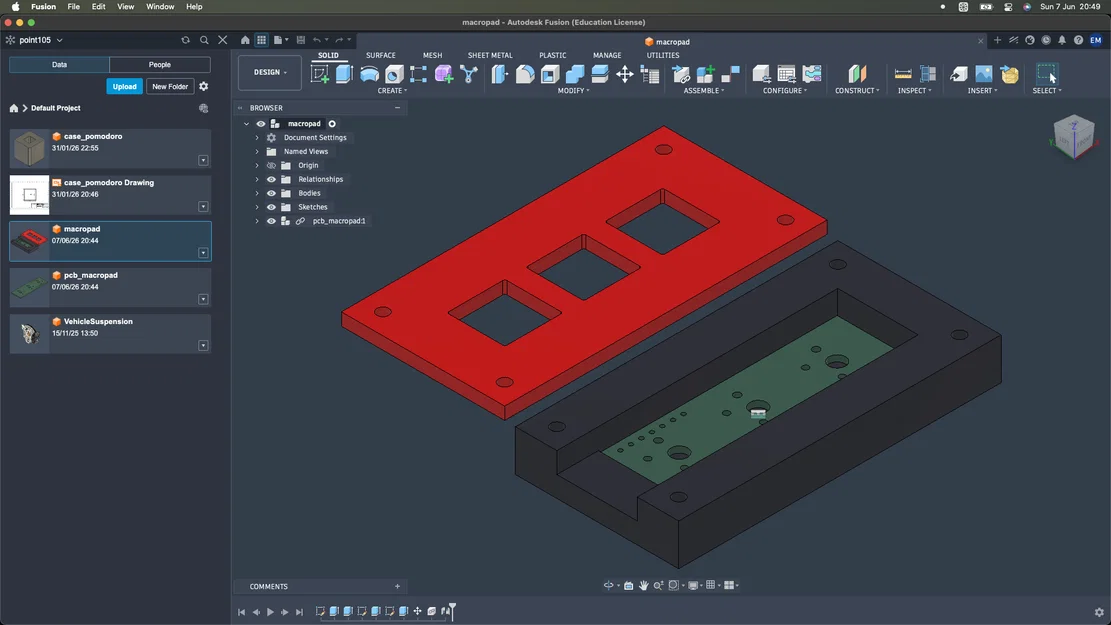 Vỏ Case Macropad In 3D Cho Dự Án Stardance Hackclub - Image 1