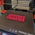 Stencil in tên Andy lên giày (kiểu Woody) - Thumbnail 3