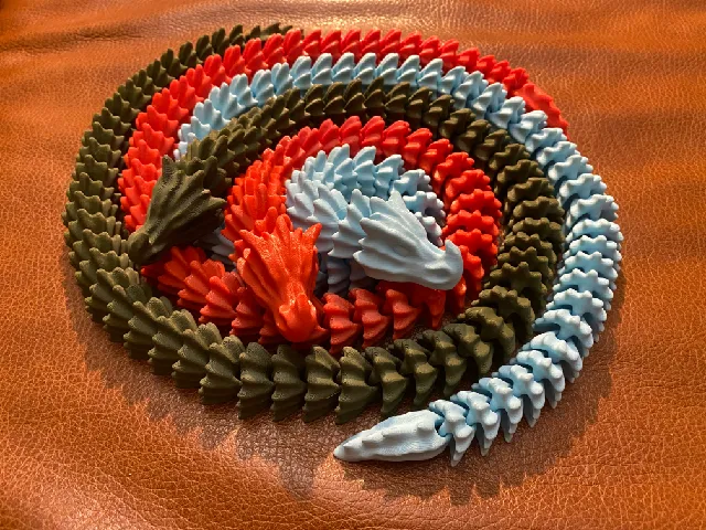 Mô hình Rồng xương khớp nối (Articulated Fidget Dragon) - Image 1