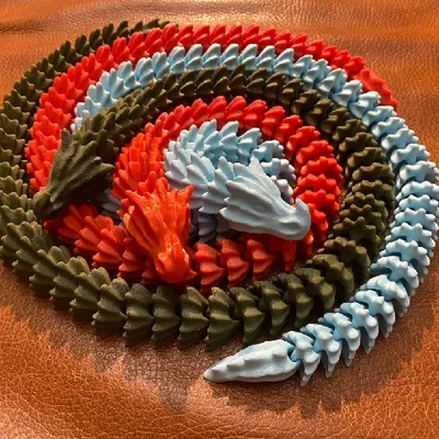 Mô hình Rồng xương khớp nối (Articulated Fidget Dragon)