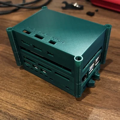 Case Raspberry Pi 5 dùng cho hai HAT
