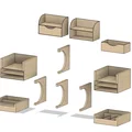 Kệ để đồ đa năng ORGANIZZATORE GT596 - Giải pháp sắp xếp bàn làm việc - Thumbnail 3