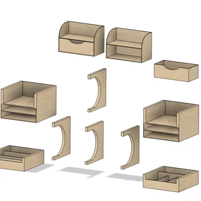 Kệ để đồ đa năng ORGANIZZATORE GT596 - Giải pháp sắp xếp bàn làm việc