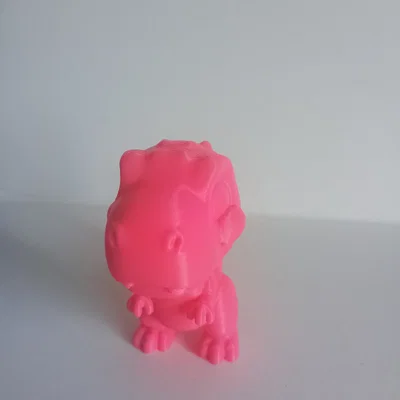 Mô hình khủng long T-Rex Chibi đáng yêu cho máy in 3D