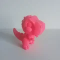 Mô hình khủng long T-Rex Chibi đáng yêu cho máy in 3D - Thumbnail 2