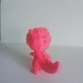 Mô hình khủng long T-Rex Chibi đáng yêu cho máy in 3D - Thumbnail 3
