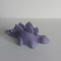 Mô hình khủng long Stegosaurus chibi dễ thương trang trí bàn học - Thumbnail 2