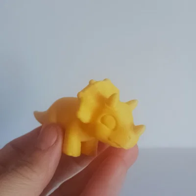 Mô hình khủng long Triceratops Chibi đáng yêu cho in 3D