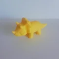 Mô hình khủng long Triceratops Chibi đáng yêu cho in 3D - Thumbnail 3