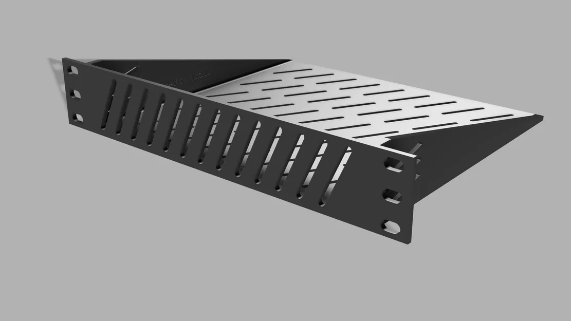 Kệ rack 10-inch cho Homelab với thiết kế mặt trước kín - Image 1