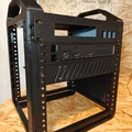 Kệ rack 10-inch cho Homelab với thiết kế mặt trước kín - Thumbnail 4