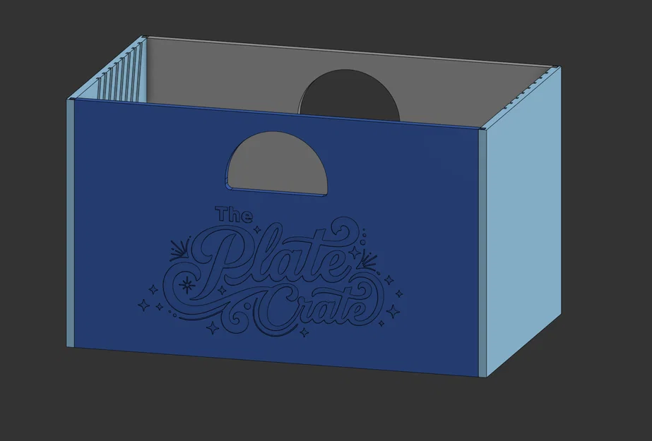 The Plate Crate | Kệ đựng tấm nền in 3D phong cách "Đĩa than" | Lắp ráp thông minh - Image 5