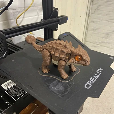 Mô hình khủng long Ankylosaurus nhỏ gọn, siêu dễ thương để in 3D