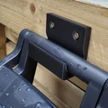 Giá treo thùng đựng rác thực phẩm UK lên tường/hàng rào - Thumbnail 1