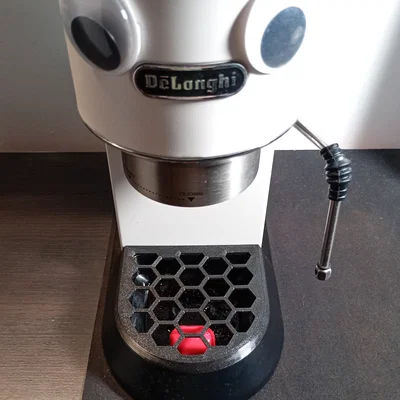 Khay hứng nước họa tiết lục giác cho máy pha cà phê Delonghi Dedica