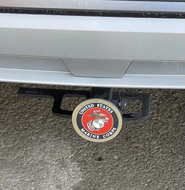 Nắp che móc kéo 1.25 inch gắn sticker tròn - Image 3