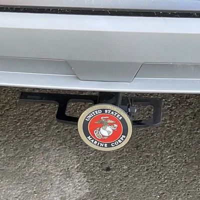 Nắp che móc kéo 1.25 inch gắn sticker tròn