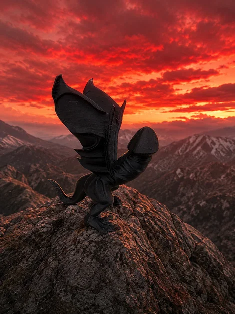 Mô hình trang trí Adult Dragon Pole độc đáo - Image 1