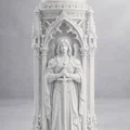 STL Giá Đựng Nến Thiên Thần Gothic | Lồng Đèn Tealight Kiến Trúc Thánh Đường Fantasy - Thumbnail 5