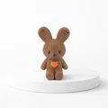 Móc khóa Thỏ Len dễ thương - Thumbnail 1