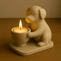 Mẫu STL 3D Chú Cún Con Giữ Nến Trà (Puppy Tea Light Holder) - Thumbnail 6