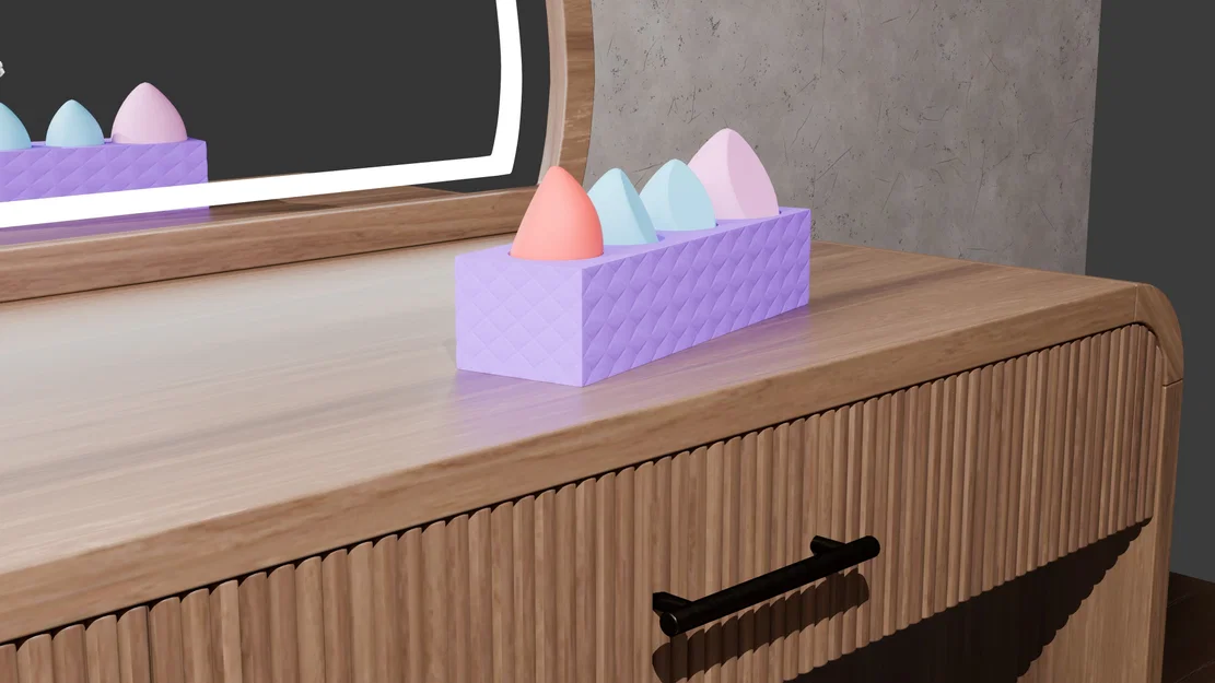 Kệ Đựng Mút Trang Điểm (Makeup Sponge Organizer) - Image 3