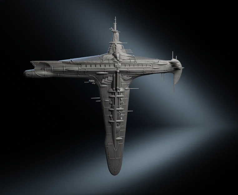 Mô hình in 3D tàu Starship Titanic - Tàu vũ trụ sang trọng - Image 2