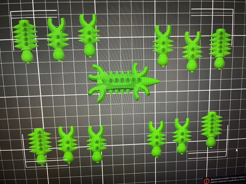 Mô hình đồ chơi Spiny Monster gai góc in 3D độc đáo - Image 3