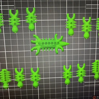 Mô hình đồ chơi Spiny Monster gai góc in 3D độc đáo