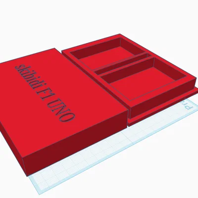 Hộp Đựng Bài UNO In 3D Độc Đáo - Thiết Kế Skibidi F1