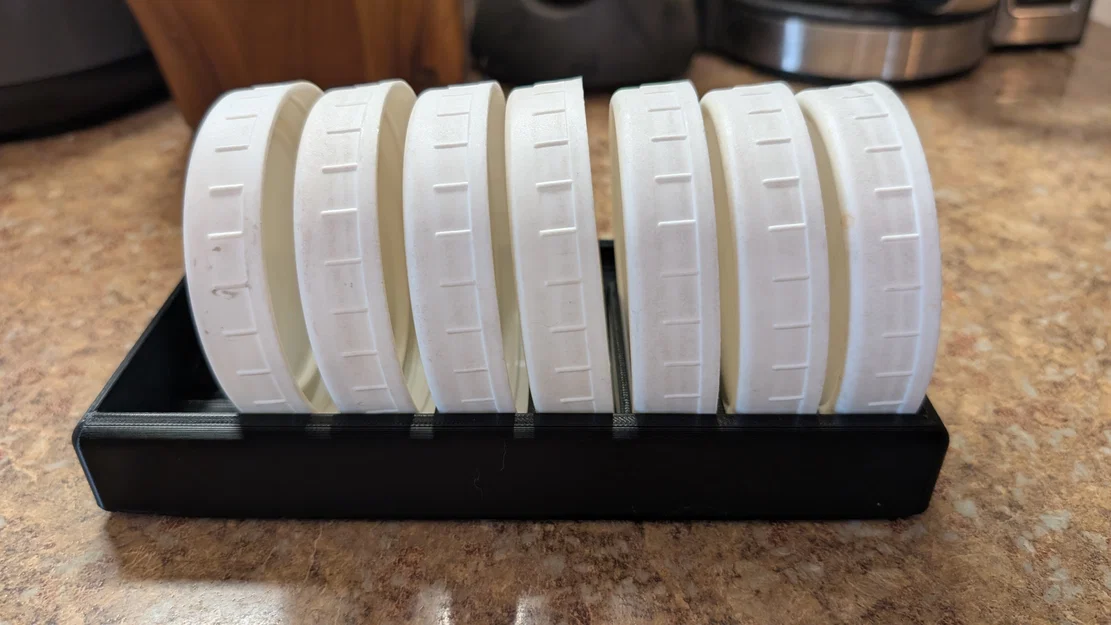 Khay 3D đựng nắp hũ Mason Jar – Giải pháp sắp xếp bếp gọn gàng - Image 1