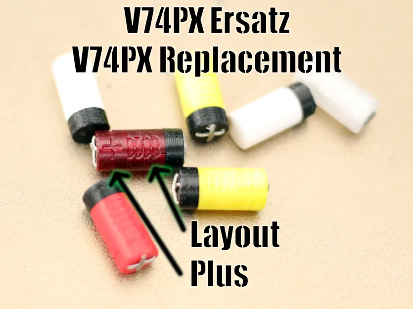 Bộ chuyển đổi pin V74PX / NM154 sang 10 viên pin AG10 / LR54 / LR1130 - Image 1
