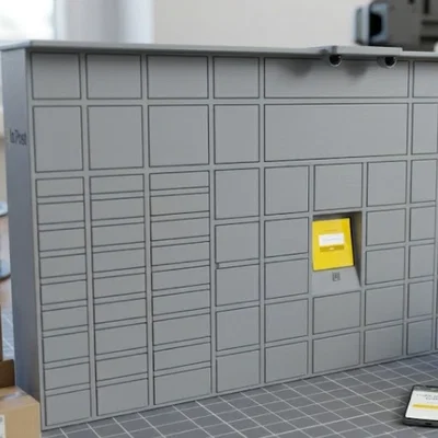 Tủ Gửi Đồ Thông Minh (InPost Parcel Locker) | Mô hình 3D in ấn
