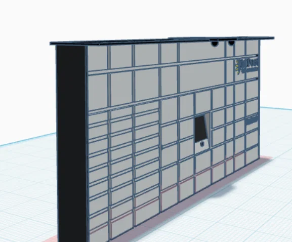 Tủ Gửi Đồ Thông Minh (InPost Parcel Locker) | Mô hình 3D in ấn - Image 4
