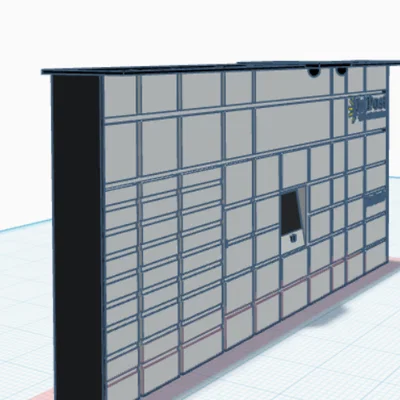 Tủ Gửi Đồ Thông Minh (InPost Parcel Locker) | Mô hình 3D in ấn