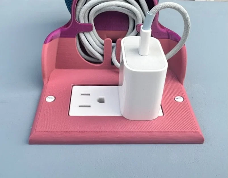 Giá treo tường cho HomePod Mini (Ổ cắm Decora ngang) - Thiết kế giấu dây gọn gàng - Image 3